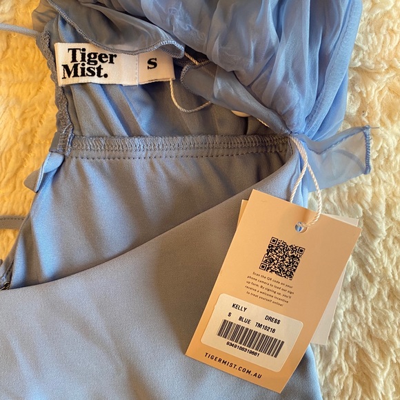 Tiger Mist Blue Jersey Dress - Picture 4 of 4